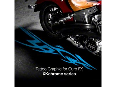 XK Glow 2pc CurbFX Film+Optic Tatoo Style - CFX-FILM-TATOO