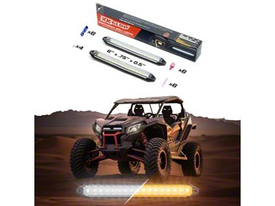 XK Glow 6 Switchback Grill Lights with Start-up Animation & - XK041029-6