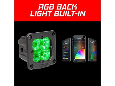 XK Glow Flush Mount 20w LED Cube Light w/ - XK065002-D-KIT