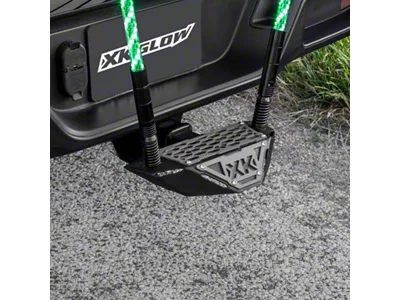 XK Glow Hitch Receiver Step And Whip Plate - XK-HITCH