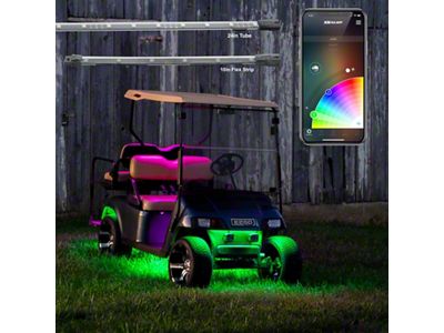 XK Glow LED Golf Cart Accent Light Kits Smartphone - XK-GOLF-ADV