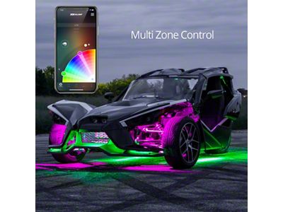 XK Glow LED Underglow Light Kit for Polaris Slingshot - XK-SLING-ADV