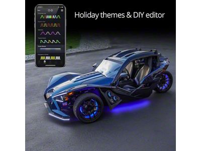 XK Glow LED Underglow Light Kit for Polaris Slingshot - XK-SLING-STA
