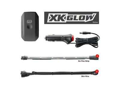 XK Glow New Style Car Interior Mini Kit w/ - KS-Car-Mini-DM