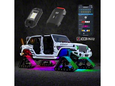 XK Glow RGBW Addressable LED Rock Light Kits Advanced XKalpha - AP-ROCK-ADV