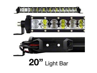 XK Glow RGBW Light Bar High Power Offroad Work/Hunting Light - BAR-20