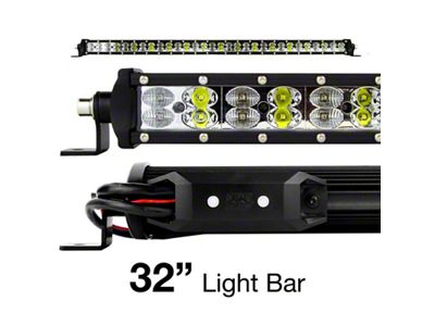 XK Glow RGBW Light Bar High Power Offroad Work/Hunting Light - XK-BAR-32