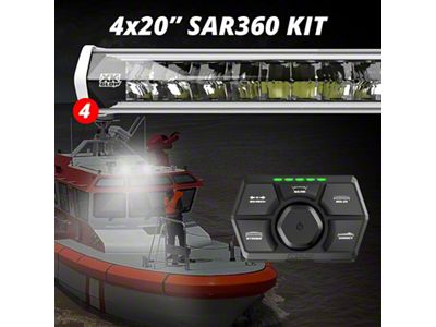 XK Glow SAR360 Light Bar Kit Emergency Search and Rescue - SAR360-1111W