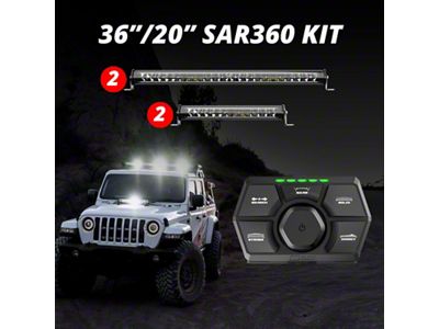 XK Glow SAR360 Light Bar Kit Emergency Search and Rescue - SAR360-2211