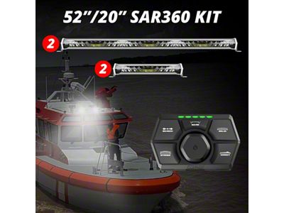 XK Glow SAR360 Light Bar Kit Emergency Search and Rescue - SAR360-3311W