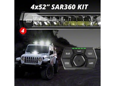 XK Glow SAR360 Light Bar Kit Emergency Search and Rescue - SAR360-3333