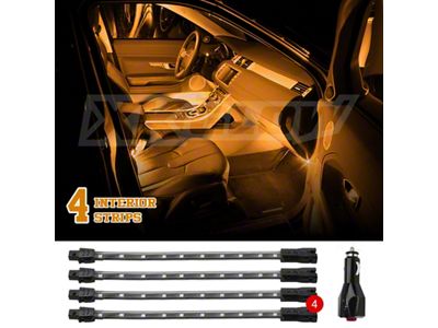 XK Glow Single Color UnderglowLED Accent Light Car/Truck Kit - XK041004-A