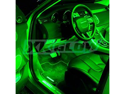XK Glow 8-Inch Interior LED Accent Light Kit; Green (Universal; Some Adaptation May Be Required)