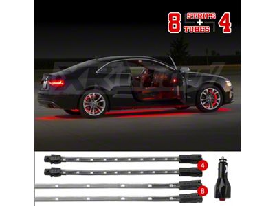 XK Glow Single Color XKGLOW UnderglowLED Accent Light Car/Truck Kit - XK041005-R