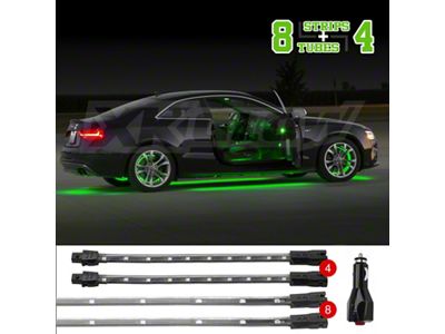 XK Glow Strip Single Color Underglow LED Accent Light Car/Truck - XK041005-G