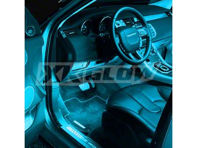 XK Glow 8-Inch Interior LED Accent Light Kit; Light Blue (Universal; Some Adaptation May Be Required)