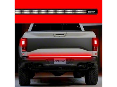 XK Glow 60-Inch Tailgate LED Light Bar with Sequential Turn Signal (Universal; Some Adaptation May Be Required)