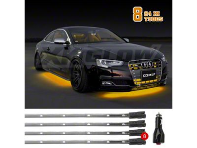 XK Glow Tube Single Color Underglow LED Accent Light Car/Truck - XK041002-A