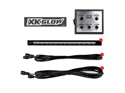 XK Glow Tube Strobe Lights w/ Traffic Modes Ultra Bright - XK052002-4R