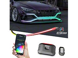 XK Glow XKmax RGB Color Chasing Accent Strip Light Kit with Bluetooth-Controlled App; 2 x 80-Inch (Universal; Some Adaptation May Be Required)