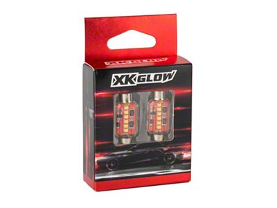 XK Glow White Festoon Error Free Ultra Bright LED Bulbs - FT31-W