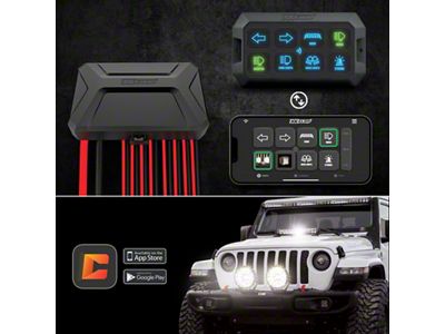 XK Glow XKcommand Switch Panel with Bluetooth-Controlled App (Universal; Some Adaptation May Be Required)