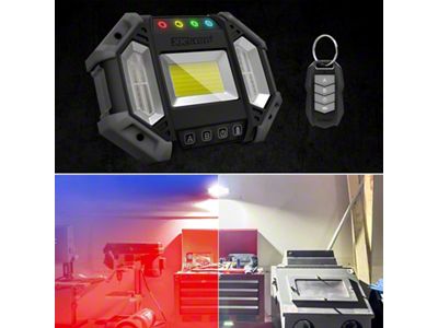 XK Glow XKdefender 7 Mode Work & Security Light w/ - XK-DEF-KIT