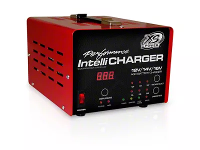 XS Power AGM IntelliCharger; 110V/220V; 12/14/16-Volt