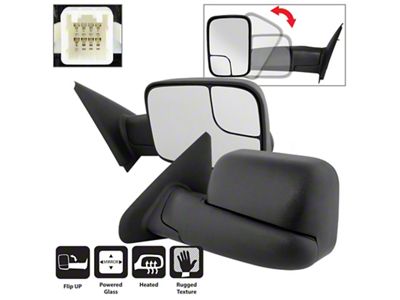 Xtune 02-09 Dodge Ram 1500/2500/3500 Extendable - Power Heated Mirrors - 9935732