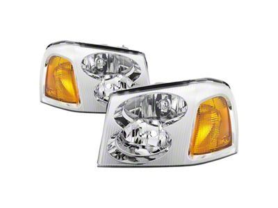 Xtune 02-09 GMC Envoy OEM Style Headlights - Chrome HD-JH-GEN02-AM-C - 9042669