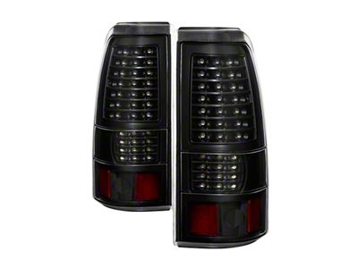 Xtune 03-06 Chevrolet Silverado 1500 LED Tail Lights - Black - 9037634