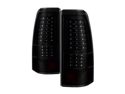 Xtune 03-06 Chevrolet Silverado 1500 LED Tail Lights - Black - 9037641