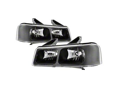 Xtune 03-17 Chevrolet Express 1500 OEM Style Headlights - Black - 9042485