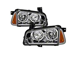Xtune 05-10 Dodge Charger 4pc OEM Style Halogen Headlights w/Corner - 9042393