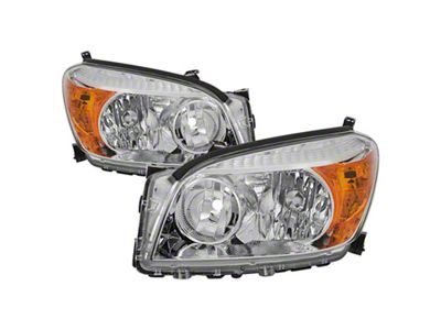 Xtune 06-08 Toyota RAV4 OEM Style Headlights - Chrome HD-JH-TRAV06-AM-C - 9042867