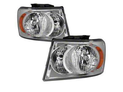 Xtune 07-09 Dodge Durango OEM Style Headlights - Chrome HD-JH-DDU07-AM-C - 9042584