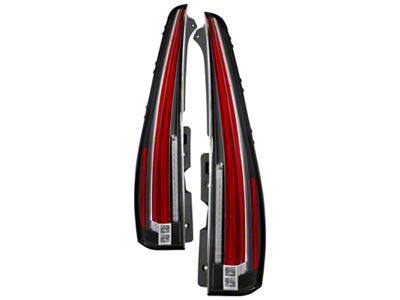 Xtune 07-14 Cadillac Escalade Black LED 2in1 Tail Lights - 9039782
