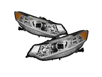 Xtune 09-14 Acura TSX Projector Headlights - Light Bar DRL - 9042225
