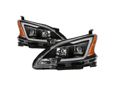 Xtune 13-15 Nissan Sentra DRL LED Light Bar Halogen Projector - 9042966
