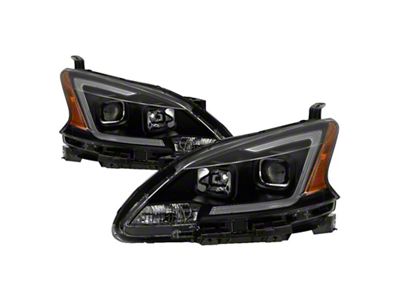 Xtune 13-15 Nissan Sentra DRL LED Light Bar Proj Halogen - 9042973