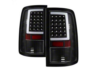 Xtune 13-18 Dodge Ram 1500 LED Tail Lights - Black - 9041013