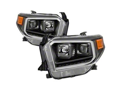 Xtune 14-17 Toyota Tundra DRL LED Light Bar Projector Headlights - 9043024