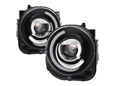 Xtune 15-17 Jeep Renegade Light Bar DRL Projector Headlights -Black - 9039720