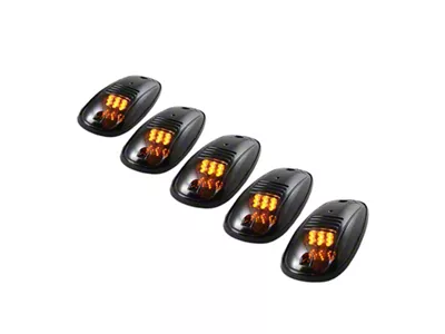Xtune 5 pcs Roof Cab Marker Parking Running Lights Smoked - 5028198