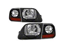 Xtune 97-03 Ford F-150 4pc OEM Style Headlights w/Corner - 9042638