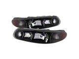 Crystal Headlights Black (97-05 Buick Century 97-04 Regal)