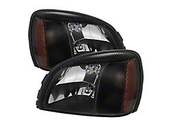 Xtune Cadillac Deville 2000-2005 Crystal Headlights Black HD-JH-CADDEV00-AM-BK - 5079824