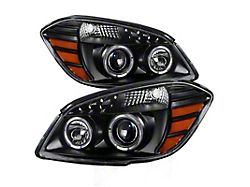 Xtune Chevy Cobalt 05-10 Halo Projector Headlights Black PRO-JH-CCOB05-LED-BK - 9027765