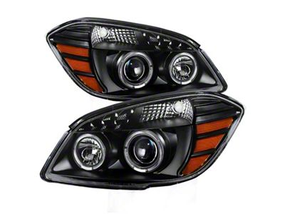 Xtune Chevy Cobalt 05-10 Halo Projector Headlights Black PRO-JH-CCOB05-LED-BK - 9027765