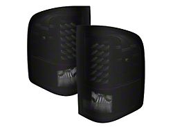 Xtune Chevy Silverado 07-13 LED Tail Lights Black Smoke ALT-JH-CS07-LED-BKSM - 5077493